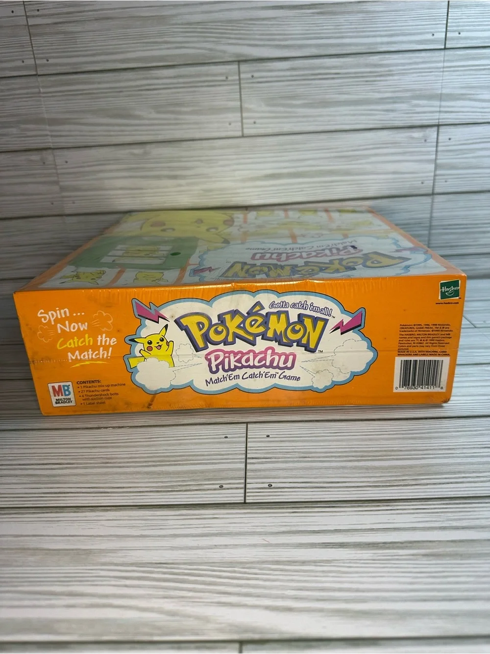 Vintage 1999 Pikachu Match 'Em Catch 'Em Game by Milton Bradley Collectible